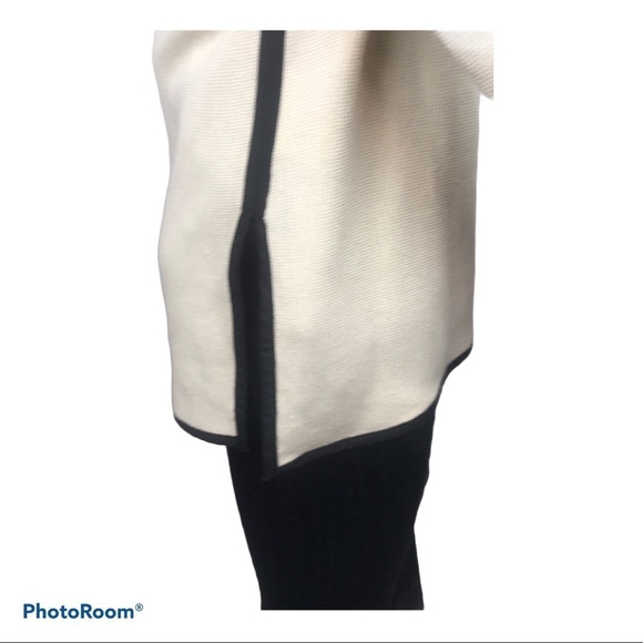 Krisztina Nagy Milano Ivory Asymmetrical Cardigan - Picture 4 of 12